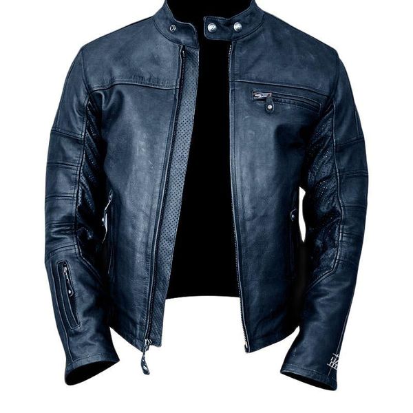 men's jackets round neck motorcycle leather jacket plus size loose trim zipper, Black;brown
men's jackets round neck motorcycle leather jacket plus size loose trim zipper, Black;brown
