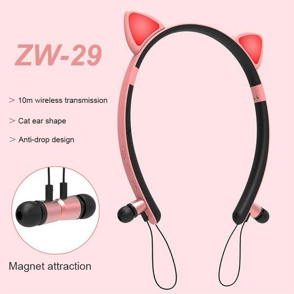 cute girl hifi stereo sound bluetooth 5.0 earphone glowing cat ear handsheadset ear phone sport running headphone zw-29
cute girl hifi stereo sound bluetooth 5.0 earphone glowing cat ear handsheadset ear phone sport running headphone zw-29