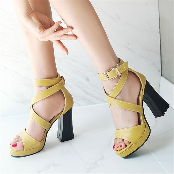 summer gladiator women sandals open toe high heels ladies shoes white black ankle strap block heel sandals big size 32-43
summer gladiator women sandals open toe high heels ladies shoes white black ankle strap block heel sandals big size 32-43