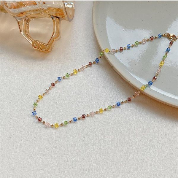 chains european and american fashion women bohemia summer eyes of youth with color beaded clavicle necklace jewelry, Silver
chains european and american fashion women bohemia summer eyes of youth with color beaded clavicle necklace jewelry, Silver