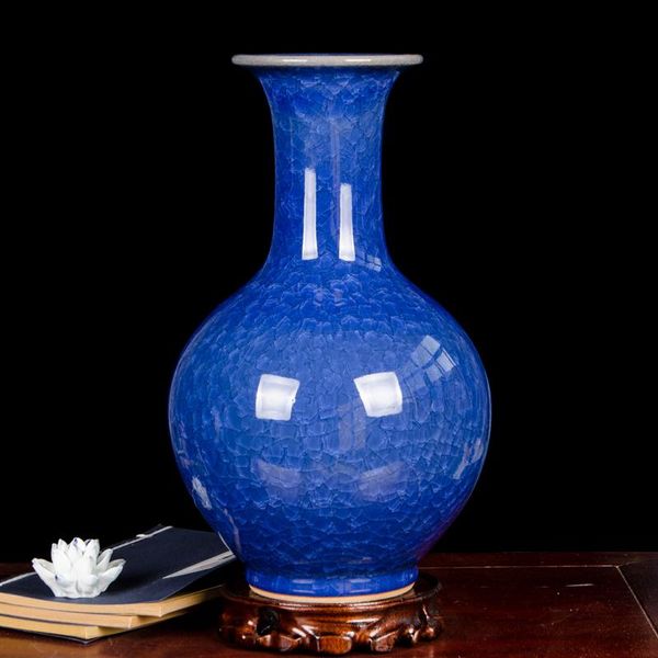 vases jingdezhen ceramic vase antique borneol crack glazed flower home furnishing crafts ornaments blue porcelain
vases jingdezhen ceramic vase antique borneol crack glazed flower home furnishing crafts ornaments blue porcelain