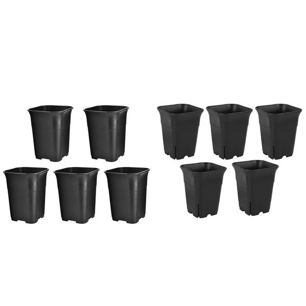 planters & pots 10pcs black square high waist mini nursery pot planter succulent plant small flower planters, s l
planters & pots 10pcs black square high waist mini nursery pot planter succulent plant small flower planters, s l