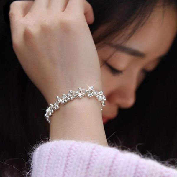 charm bracelets korean fashion bangle silver plated round beads grapes design for women girlfriend gift jewelry h054, Golden;silver
charm bracelets korean fashion bangle silver plated round beads grapes design for women girlfriend gift jewelry h054, Golden;silver