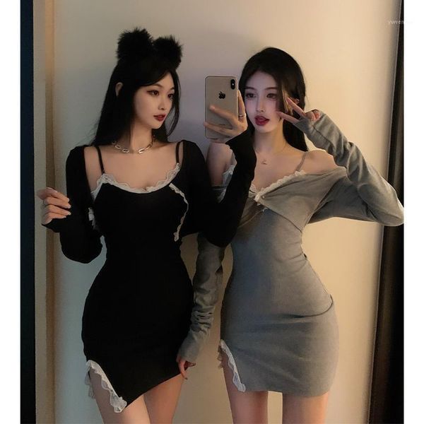 casual dresses straps dress female summer collect waist split spice wind cultivate morality base package buttocks short, Black;gray
casual dresses straps dress female summer collect waist split spice wind cultivate morality base package buttocks short, Black;gray