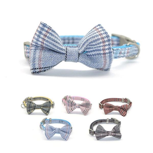 dog collars & leashes cute plaid bowknot collar adjustable cotton small medium dogs striap puppy cats bow tie necklace pets accessories
dog collars & leashes cute plaid bowknot collar adjustable cotton small medium dogs striap puppy cats bow tie necklace pets accessories