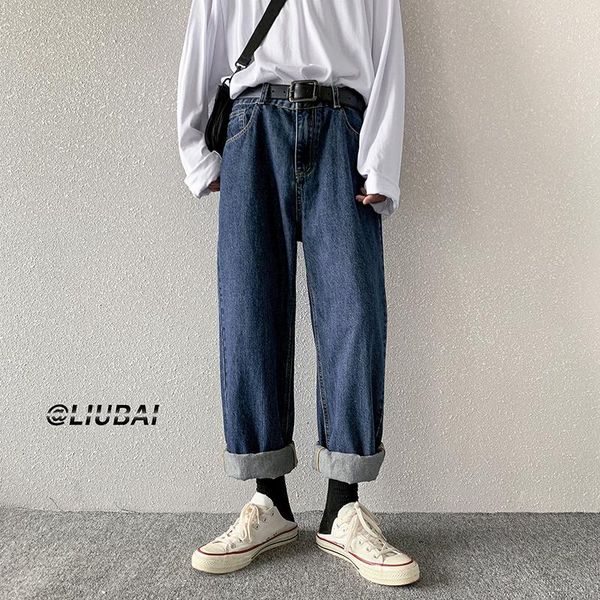 men's jeans autumn cotton wide-leg fashion baggy casual men streetwear loose hip-hop straight denim trousers mens -2xl, Blue
men's jeans autumn cotton wide-leg fashion baggy casual men streetwear loose hip-hop straight denim trousers mens -2xl, Blue