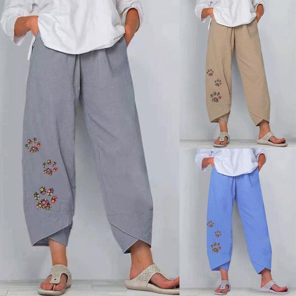 women's pants & capris women harem vintage printed cotton linen wide leg trousers summer casual pocket pantalon elastic waist loose cro, Black;white
women's pants & capris women harem vintage printed cotton linen wide leg trousers summer casual pocket pantalon elastic waist loose cro, Black;white