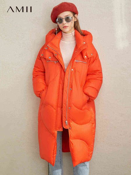 amii fashion 90% white duck thick down coat winter women casual hooded solid loose female long jacket 11940488 211118, Black
amii fashion 90% white duck thick down coat winter women casual hooded solid loose female long jacket 11940488 211118, Black