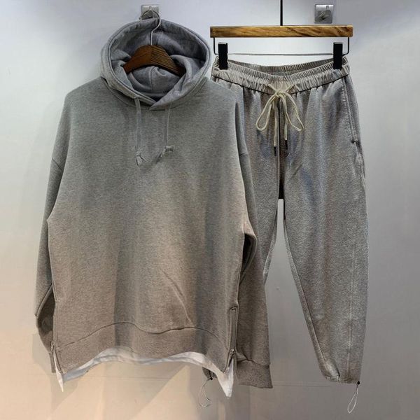 men's tracksuits 2021 spring and autumn youth solid color hooded long-sleeve suit, Gray
men's tracksuits 2021 spring and autumn youth solid color hooded long-sleeve suit, Gray