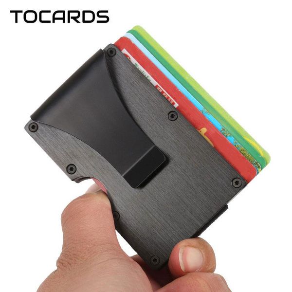 card holders exquisite aluminium holder men women metal alloy id case smart wallet slim purse with money dollar clip, Brown;gray
card holders exquisite aluminium holder men women metal alloy id case smart wallet slim purse with money dollar clip, Brown;gray