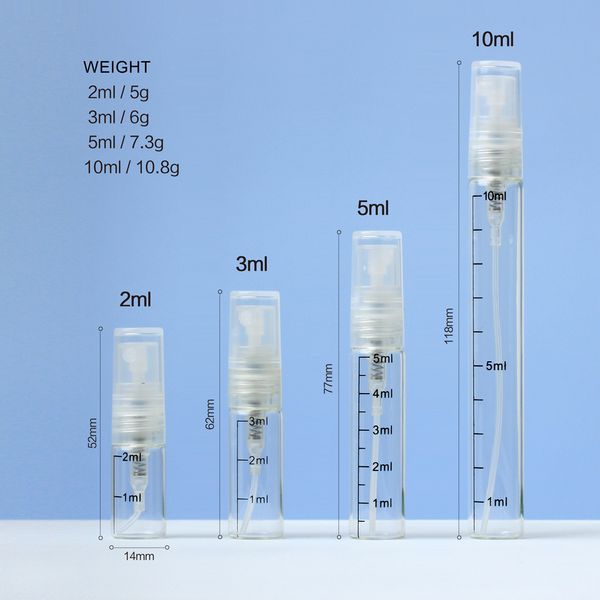 2ml 3ml 5ml 10ml empty perfume bottles spray atomizer scale glass bottle portable travel cosmetic container support logo customized
2ml 3ml 5ml 10ml empty perfume bottles spray atomizer scale glass bottle portable travel cosmetic container support logo customized