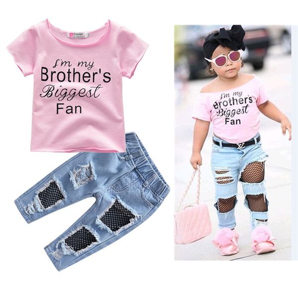 children's short-sleeved t-shirt suit summer cotton waist jeans girls new cartoon pattern home suits cotton short sleeve o-neck, White
children's short-sleeved t-shirt suit summer cotton waist jeans girls new cartoon pattern home suits cotton short sleeve o-neck, White