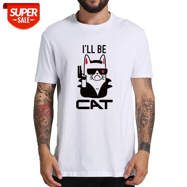 terminator t shirt funny i'll be cat t-shirt short sleeve original tshirt new arrival eu size 100% cotton tee #ob6m, White;black
terminator t shirt funny i'll be cat t-shirt short sleeve original tshirt new arrival eu size 100% cotton tee #ob6m, White;black