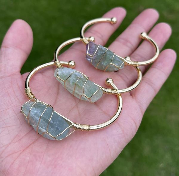 bangle wire wrapped natural raw crystal druzy with gold plating irregular rough quartz cuff bangles bracelet 2021, Black
bangle wire wrapped natural raw crystal druzy with gold plating irregular rough quartz cuff bangles bracelet 2021, Black