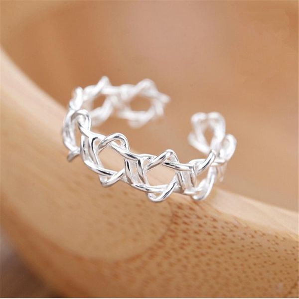 wedding rings hollow six-pointed star korean version of sweet literary creative weaving opening women's ring engagement jewelry wholesa, Slivery;golden
wedding rings hollow six-pointed star korean version of sweet literary creative weaving opening women's ring engagement jewelry wholesa, Slivery;golden