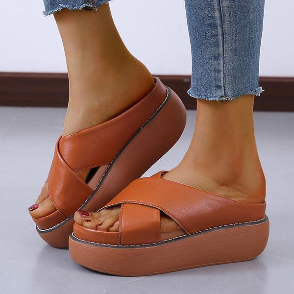 slippers for women 2021 woman casual open toe platform flats ladies sandalias female thick bottom footwear women's shoes big siz, Black
slippers for women 2021 woman casual open toe platform flats ladies sandalias female thick bottom footwear women's shoes big siz, Black