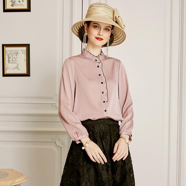 women's blouses & shirts 90% silk spring autumn 2021 female elegant longsleeve for women blouse chemise zjt2375, White
women's blouses & shirts 90% silk spring autumn 2021 female elegant longsleeve for women blouse chemise zjt2375, White