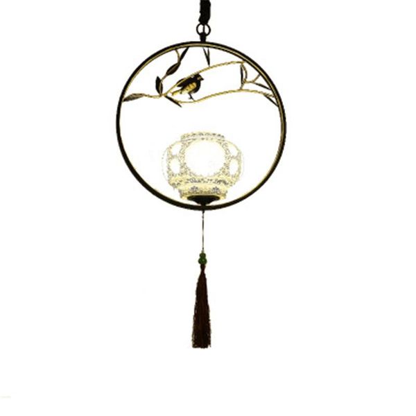 pendant lamps blue and white porcelain bird chinese lamp iron restaurant study corridor balcony entrance porch metal ac
pendant lamps blue and white porcelain bird chinese lamp iron restaurant study corridor balcony entrance porch metal ac