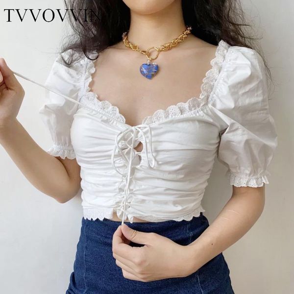 women's blouses & shirts 2021 summer cotton bow bandage vintage solid color square collar puff sleeve girl female lace shirt blouse qm, White
women's blouses & shirts 2021 summer cotton bow bandage vintage solid color square collar puff sleeve girl female lace shirt blouse qm, White