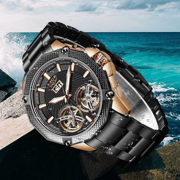 watch men lige black classic mens automatic mechanical watches brand luxury date double waterproof clock 210527, Slivery;brown
watch men lige black classic mens automatic mechanical watches brand luxury date double waterproof clock 210527, Slivery;brown
