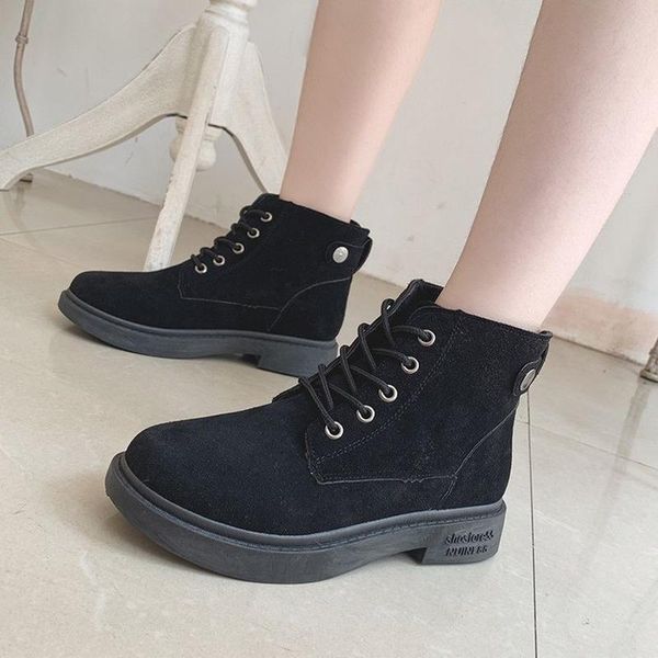 boots fad vogue leather women ankle autumn black snow round toe ladies work girls shoes warm fur winter lace up
boots fad vogue leather women ankle autumn black snow round toe ladies work girls shoes warm fur winter lace up