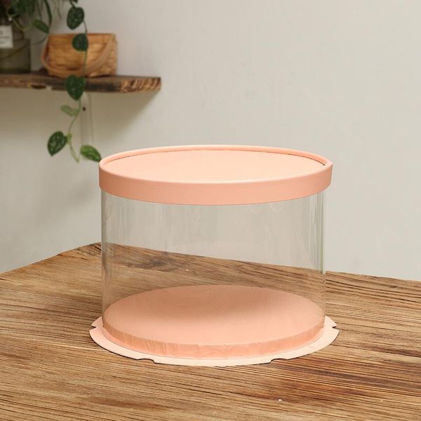 gift wrap 8.66inch 2pcs peach lid strong base round plastic cake box for 6 8 inch 1 tier cylindrical bakery package
gift wrap 8.66inch 2pcs peach lid strong base round plastic cake box for 6 8 inch 1 tier cylindrical bakery package