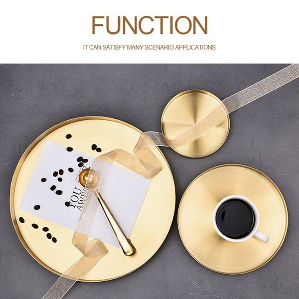 kitchen storage & organization ins style stainless steel ring necklace pan golden tray round food jewelry display luxury home organizer
kitchen storage & organization ins style stainless steel ring necklace pan golden tray round food jewelry display luxury home organizer