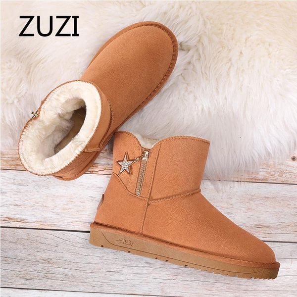 boots zuzi 2021 genuine leather fur snow women australia winter for warm botas mujer, Black
boots zuzi 2021 genuine leather fur snow women australia winter for warm botas mujer, Black