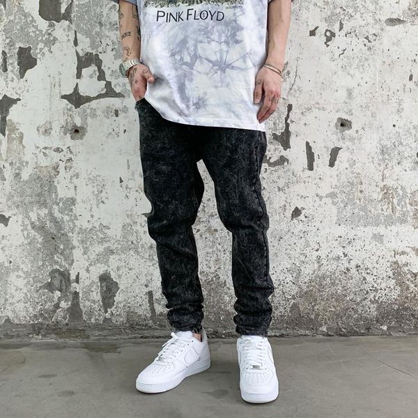 men's jeans high street washed retro pockets pants mens slim stretch ripped hip hop denim trousers harajuku zipper baggy, Blue
men's jeans high street washed retro pockets pants mens slim stretch ripped hip hop denim trousers harajuku zipper baggy, Blue