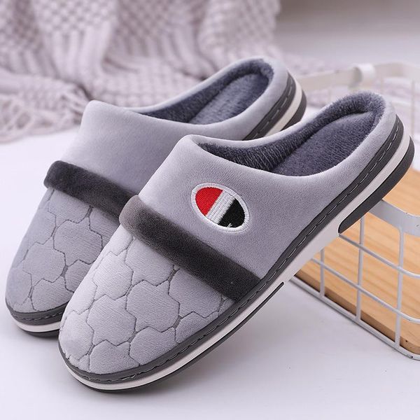 slippers autumn and winter cotton men's two-color thick-soled home indoor warm shoes breathable non-slip, Black
slippers autumn and winter cotton men's two-color thick-soled home indoor warm shoes breathable non-slip, Black