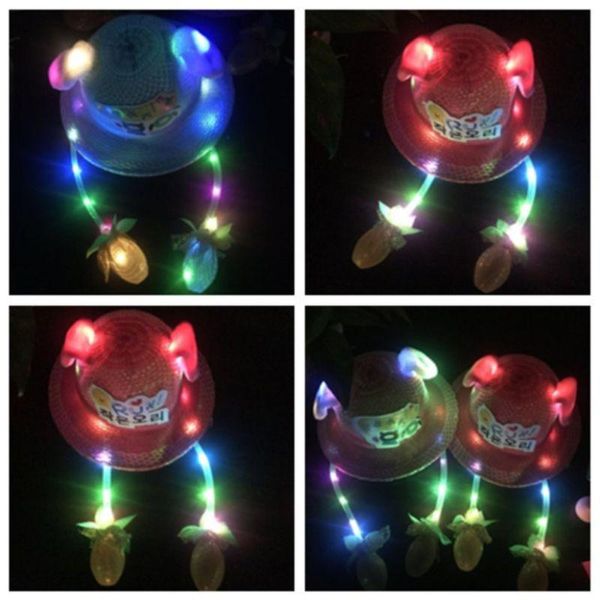 cloches toddler kids cute led light up bucket hat with airbag moving ears children sun proctection woven straw cap po props, Blue;gray
cloches toddler kids cute led light up bucket hat with airbag moving ears children sun proctection woven straw cap po props, Blue;gray