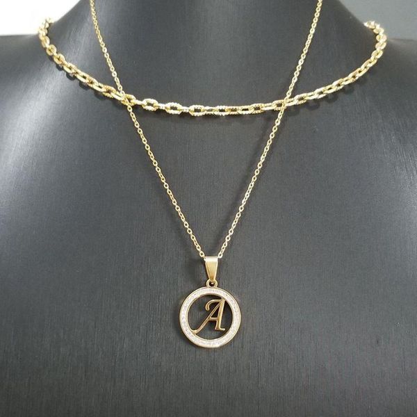pendant necklaces classic a-z letter necklace shiny crystal circle alphabet stainless steel for women initial name jewelry, Silver
pendant necklaces classic a-z letter necklace shiny crystal circle alphabet stainless steel for women initial name jewelry, Silver
