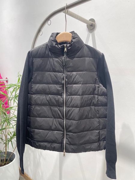 women's jackets 2021 jacket knitted panelling down coat fashion warm autumn spring outerwear 4colors female clothing, Black;brown
women's jackets 2021 jacket knitted panelling down coat fashion warm autumn spring outerwear 4colors female clothing, Black;brown
