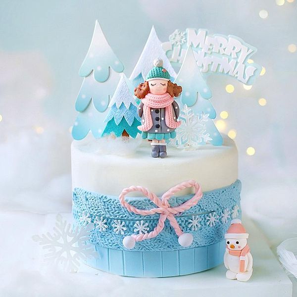other festive & party supplies chistmas white blue snowflake hoodie girl with scarf cake er for xmas baking decoration dessert love gift
other festive & party supplies chistmas white blue snowflake hoodie girl with scarf cake er for xmas baking decoration dessert love gift