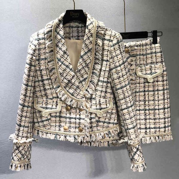 two piece dress cbafu conjunto duas peças feminino de outono tweed, jaquetas abotoadas duplas com borla, mini saia lápis vintage elegante, 0, White
two piece dress cbafu conjunto duas peças feminino de outono tweed, jaquetas abotoadas duplas com borla, mini saia lápis vintage elegante, 0, White