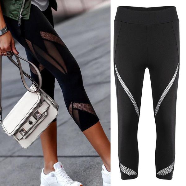 women's leggings 2021 style fashion women high waist casual stretch mid-calf skinny see through pants s, Black
women's leggings 2021 style fashion women high waist casual stretch mid-calf skinny see through pants s, Black