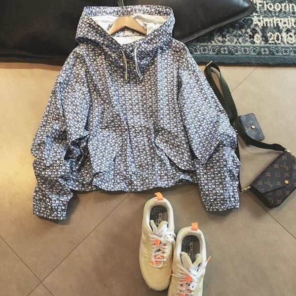 women's jackets 2021 spring autumn korea fashion women long sleeve loose print all-matched casual hooded short coats female v379, Black;brown
women's jackets 2021 spring autumn korea fashion women long sleeve loose print all-matched casual hooded short coats female v379, Black;brown