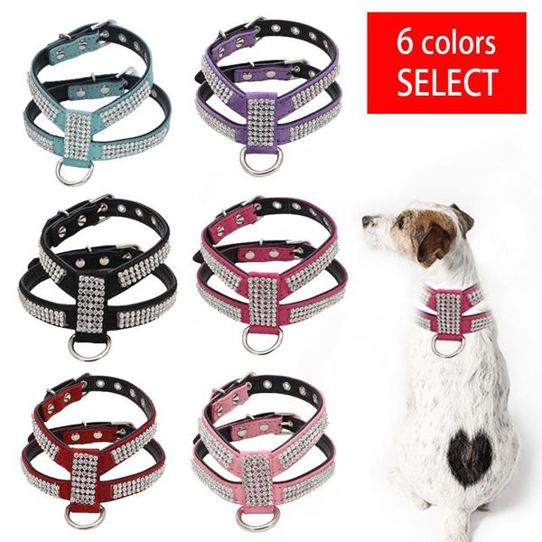 dog collars & leashes bling rhinestone harness pu leather collar adjustable pet chest strap for small puppy cat chihuahua leash
dog collars & leashes bling rhinestone harness pu leather collar adjustable pet chest strap for small puppy cat chihuahua leash