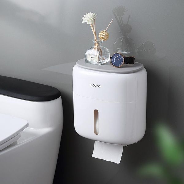 toilet paper holders multifunctional bathroom wall-mounted tissue box nordic simple double-layer waterproof non-perforated shelf
toilet paper holders multifunctional bathroom wall-mounted tissue box nordic simple double-layer waterproof non-perforated shelf