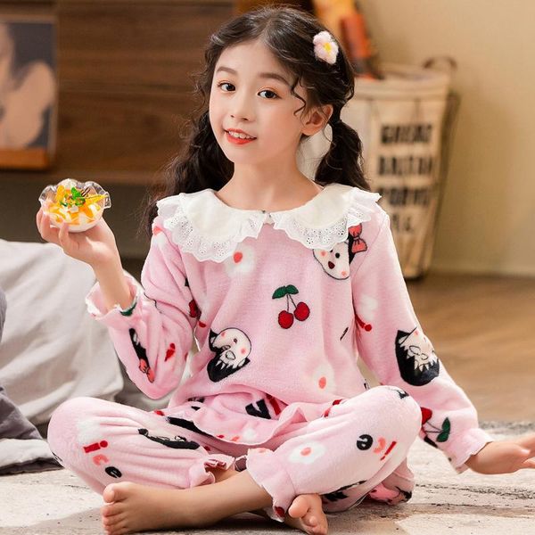 pajamas flannel girls sets autumn long sleeves children's sleepwear set winter pyjamas for kids nightwear, Blue;red
pajamas flannel girls sets autumn long sleeves children's sleepwear set winter pyjamas for kids nightwear, Blue;red