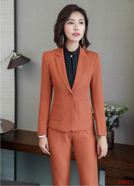 women's suits & blazers fashion blazer women business with pant and jackets sets ladies work wear office uniform styles, White;black
women's suits & blazers fashion blazer women business with pant and jackets sets ladies work wear office uniform styles, White;black