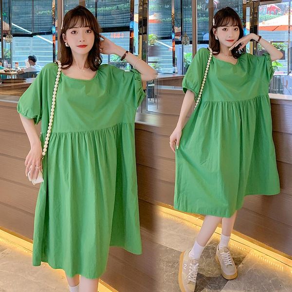 maternity dresses 80749# dress summer short sleeves korean style solid color a line pregnant women plus size mom, White
maternity dresses 80749# dress summer short sleeves korean style solid color a line pregnant women plus size mom, White