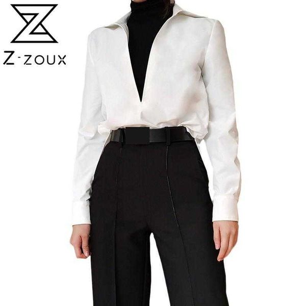 women blouse v neck long sleeve shirts temperament white solid all match ladies autumn winter 210524
women blouse v neck long sleeve shirts temperament white solid all match ladies autumn winter 210524