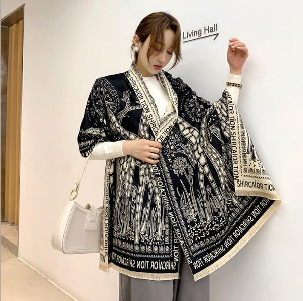 2020 winter scarf women cashmere scarf new warm foulard lady air-conditioned office scarves thick soft shawls wraps, Blue;gray
2020 winter scarf women cashmere scarf new warm foulard lady air-conditioned office scarves thick soft shawls wraps, Blue;gray