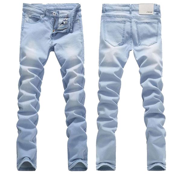 mens light blue skinny jeans spring summer slim fit denim jeans male cotton stretch denim pants cowboy trousers
mens light blue skinny jeans spring summer slim fit denim jeans male cotton stretch denim pants cowboy trousers