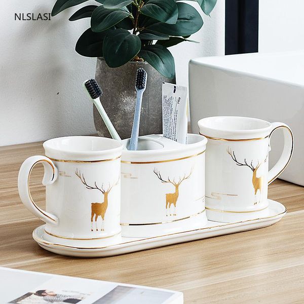 bath accessory set light luxury ceramic bathroom five-piece european style wash mouthwash cup toothbrush dental supplies
bath accessory set light luxury ceramic bathroom five-piece european style wash mouthwash cup toothbrush dental supplies
