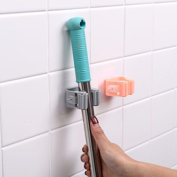 1pc mop broom holder wall mounted household storage rack hanger hook racks kitchen bathroom organizer hooks & rails
1pc mop broom holder wall mounted household storage rack hanger hook racks kitchen bathroom organizer hooks & rails