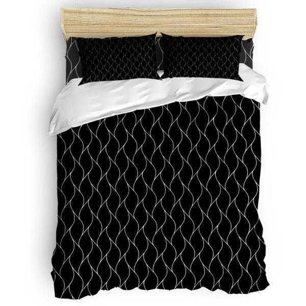bedding sets black wave pattern texture luxury duvet cover fashion set home decoration bed king size comforter
bedding sets black wave pattern texture luxury duvet cover fashion set home decoration bed king size comforter