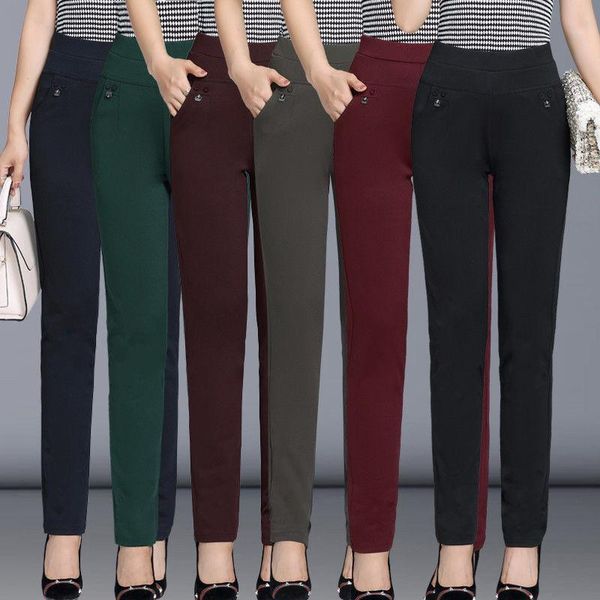 women's pants & capris large size autumn winter women slim elastic high waist straight stretch female trousers pantalones xl-6xl x97, Black;white
women's pants & capris large size autumn winter women slim elastic high waist straight stretch female trousers pantalones xl-6xl x97, Black;white