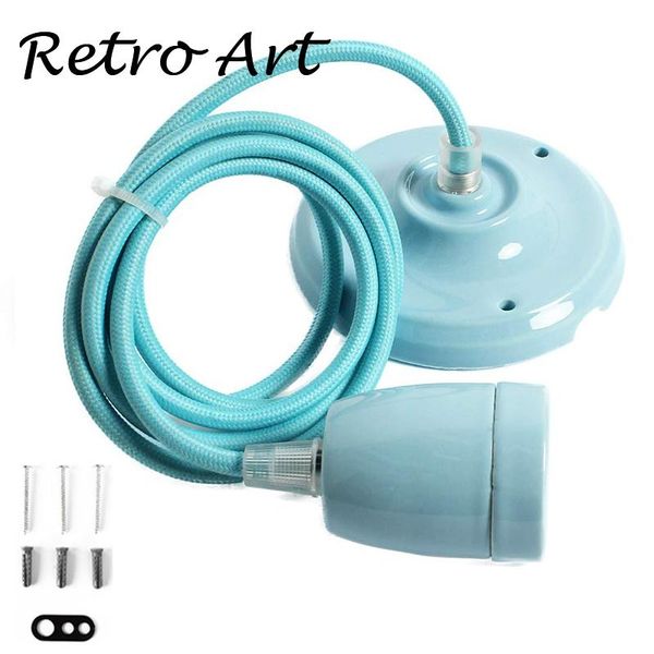 pendant lamps diy e27 ceramic lamp cord set porcelain ceiling rose with fabric light fixture
pendant lamps diy e27 ceramic lamp cord set porcelain ceiling rose with fabric light fixture